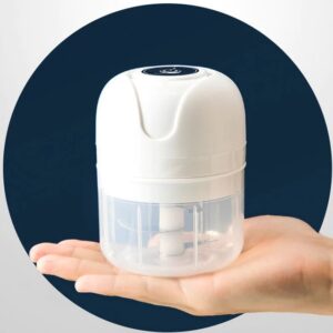 Mini Processador Triturador Sem Fio Elétrico 250ML De Alimentos Para Legumes Alho Gengibre